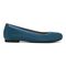Vionic Anita Women's Supportive Ballet Flat - Dark Teal Suede - Right side