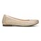 Vionic Anita Womens Ballerina/Skimmer Flat - Gold - Right side