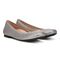 Vionic Anita Womens Ballerina/Skimmer Flat - Silver - Pair