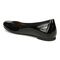 Vionic Anita Women's Supportive Ballet Flat - Black Patent - Back angle