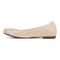 Vionic Anita Women's Supportive Ballet Flat - Gold Metallic Suede - Left Side