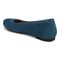 Vionic Anita Women's Supportive Ballet Flat - Dark Teal Suede - Back angle