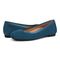 Vionic Anita Women's Supportive Ballet Flat - Dark Teal Suede - pair left angle