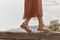 Vionic Jamie Womens Quarter/Ankle/T-Strap Sandals - Tan - LIFESTYLE-med