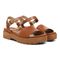 Vionic Jamie Womens Quarter/Ankle/T-Strap Sandals - Tan - Pair