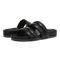 Vionic Mayla Womens Slide Sandals - Black - pair left angle