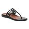 Vionic Alvana Womens Thong Sandals - Black - Angle main