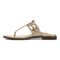 Vionic Alvana Women's Arch Supportive Sandals - Gold - Left Side