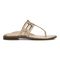 Vionic Alvana Women's Arch Supportive Sandals - Gold - Right side