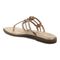 Vionic Alvana Women's Arch Supportive Sandals - Gold - Back angle