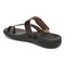 Vionic Morgan Womens Thong Sandals - Black - Back angle