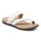 Vionic Morgan Womens Thong Sandals - White - Angle main