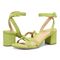 Vionic Rosabel Womens Quarter/Ankle/T-Strap Sandals - Verde - pair left angle
