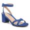 Vionic Rosabel Womens Quarter/Ankle/T-Strap Sandals - Classic Blue - Angle main