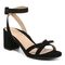 Vionic Rosabel Womens Quarter/Ankle/T-Strap Sandals - Black - Angle main