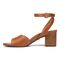 Vionic Isadora Womens Quarter/Ankle/T-Strap Sandals - Tan - Left Side