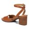 Vionic Isadora Womens Quarter/Ankle/T-Strap Sandals - Tan - Back angle