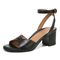 Vionic Isadora Womens Quarter/Ankle/T-Strap Sandals - Black - Left angle
