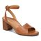 Vionic Isadora Womens Quarter/Ankle/T-Strap Sandals - Tan - Angle main