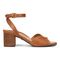 Vionic Isadora Womens Quarter/Ankle/T-Strap Sandals - Tan - Right side