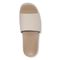 Vionic Trista Women's Slide Wedge Sandal with Arch Support - Cream - Top