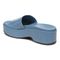 Vionic Trista Womens Slide Wedge - Blue Shadow - Back angle