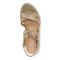 Vionic Bonita Womens Quarter/Ankle/T-Strap Wedge - Gold - Top