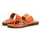 Vionic Julep Womens Thong Sandals - Marmalade - pair left angle