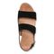 Vionic Marian Womens Wedge Sandals - Black - Top