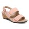 Vionic Marian Womens Wedge Sandals - Roze - Angle main