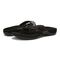 Vionic Avena Womens Thong Sandals - Black - pair left angle
