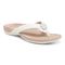 Vionic Avena Womens Thong Sandals - White - Angle main