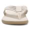 Vionic Fallyn Womens Thong Sandals - Cream - Front