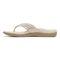 Vionic Fallyn Womens Thong Sandals - Cream - Left Side