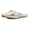 Vionic Fallyn Womens Thong Sandals - Cream - pair left angle