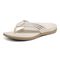 Vionic Fallyn Womens Thong Sandals - Cream - Left angle