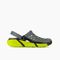 Joybees Men's Trekking Clog - Charcoal / Citrus - Side