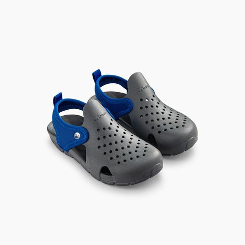Joybees Boys' Creek Sandal - 2022 Kcreeksandal Charcoal / Sport Blue P3 4 Fb6aa