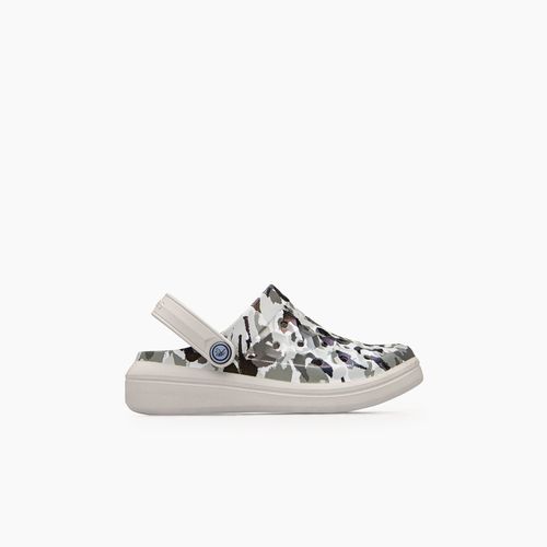 Joybees Girls' Varsity Clog - Grey Camo - Image