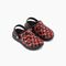 Joybees Kids' Varsity Lined Clog Graphics - Buffalo Plaid - Profile