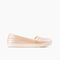 Joybees Women's Espadrille - Champagne Shimmer / Bone - Side