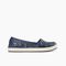 Joybees Women's Espadrille - True Navy Nautical Anchors - Side