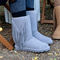 Bearpaw Cherilyn Tassled Winter Boot  051 Cherilyngrayfog Ls1  - Gray Fog - Lifestyle