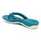 Vionic Lida Thong Post Sandal with Arch Support  - Nile Blue - Back angle