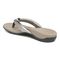 Vionic Lida Thong Post Sandal with Arch Support  - Pewter - Back angle