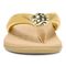 Vionic Lida Thong Post Sandal with Arch Support  - Gold - Front