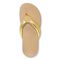 Vionic Lida Thong Post Sandal with Arch Support  - Gold - Top