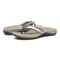 Vionic Lida Thong Post Sandal with Arch Support  - Pewter - pair left angle