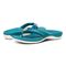 Vionic Lida Thong Post Sandal with Arch Support  - Nile Blue - pair left angle