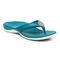 Vionic Lida Thong Post Sandal with Arch Support  - Nile Blue - Angle main